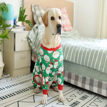 Søde Jule hund tøj hund pyjamas Bløde Jul pyjamas Stor hund pyjamas