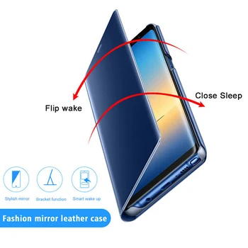 Huaweiy8p sag smart spejl, spejlvende sag for Huawei y8p 2020 tilfælde dække på hauwei y 8p 2020 aqm-lx1 6.3