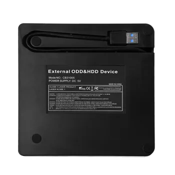 Ultra-slim Eksterne USB 3.0-CD-DVD-Rom-Brænder Brænder Brænder Afspiller Data Transmission 5Gbps til Macbook Bærbare PC