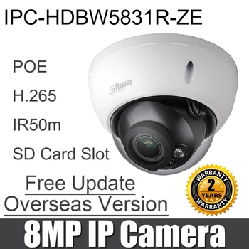 Dahua 8mp ip-kamera IPC-HDBW5831R-ZE erstatte IPC-HDBW5830R-Z 8MP Netwok Kamera 50m IR Rækkevidde Netværk Kameraet med POE IP67 IK10