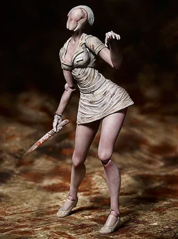 Silent Hill Figur Figma SP055 Silent Hill 2 Røde Pyramd Ting Figur Boble oversygeplejerske Sp-061 Action Figur Toy Halloween Gave