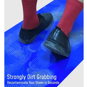 Anti-støv Stripping Pad Dekontaminering Sanitære Husholdningernes Disponible gulvmåtte Tæppe Ikke Tage Bakterier Hjem RP8