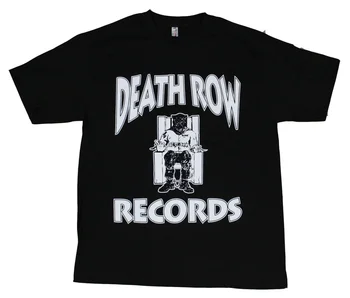Fashionshow-KHO Hjem Bære Herre Death Row Records T-Shirts Skateboard Harajuku Hipster Pre-Bomuld kortærmet t-Shirts Shirts