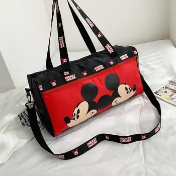 Disney Oxford Klud Mickey Mouse, Donald Messenger Taske Kvinder Mænd Cartoon Stor Kapacitet Rejse Taske Baggage Messenger Skuldertaske
