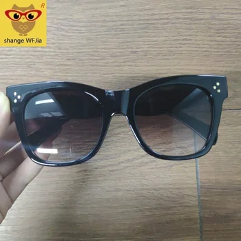 Brand Designer-Pladsen Kvinder Solbriller VintageOversized Stor Størrelse Sol Briller til Mænd, Kvinder Nuancer Sort UV400-Brillerne
