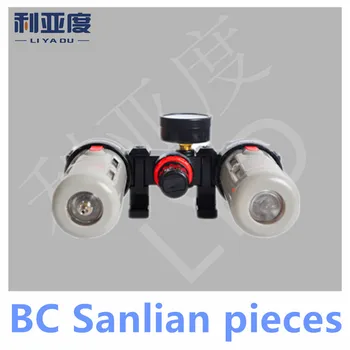 BC3000 pneumatiske komponenter olie og vand adskillelse af gas kilde behandling airbrush trykregulering filter Sanl