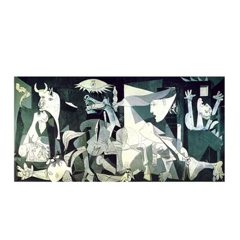Picassos Guernica Maleri på Lærred Cuadros Plakater og Prints Skandinaviske Væg Kunst Billede med Hjem Indretning