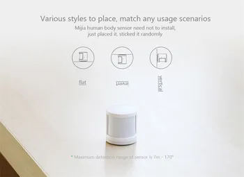Original Xiaomi Menneskelige Krop Sensor Magnetiske Zigbee Smart Home Super Praktisk Smart Intelligent Enhed med Drej Kortholderen Mulighed