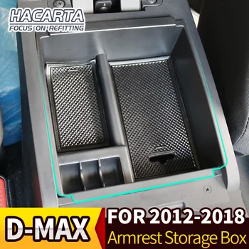 Dmax bil tilbehør Center Konsol Opbevaring Armlæn Box Skuffe TIL Isuzu D-Max Afhentning 2012-2018