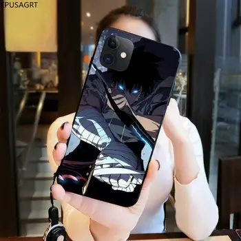 Anime solo nivellering Sunget woo Jin Phone Case for iphone 12 pro max antal 11 pro XS MAX 8 7 6 6S Plus X 5S SE 2020 XR sag