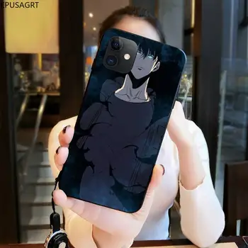 Anime solo nivellering Sunget woo Jin Phone Case for iphone 12 pro max antal 11 pro XS MAX 8 7 6 6S Plus X 5S SE 2020 XR sag