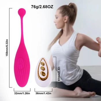 Bundløse trusser-App, der Kontrolleres Kontrol Vibrator Vibrerende Æg Bærbare Bolde Vibratorer G Spot Klitoris Massager Voksen Sex legetøj til Kvinder