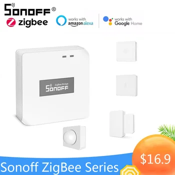 Sonoff ZigBee Bridge Gateway Smart Home Alexa Stemme Arbejde Med Sonoff Motion Sensor, Dør/Vindue Sensor eWeLink Smart Home Kit