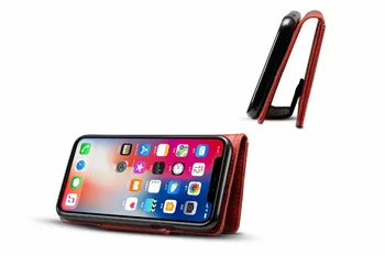 YXAYN Wallet Cover sag Læder Flip Case Til iPhone 8 7 Plus X XS 12 Mini-11 Pro MAX antal Telefonen Tilbage Sag