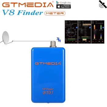 GTMedia V8-Finder Meter For Satellit-TV-Modtager Sad Finder APP Understøtter en IOS/Android-Finder Indbygget batteri