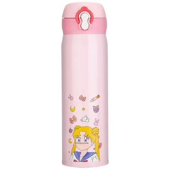 NEW Sailor Moon Krystal Pink vandflaske Stjernede Peter Tumbler Rejse Kop Krus Stick Wand Tsukino Usagi Sindsro Cosplay Prop Gave