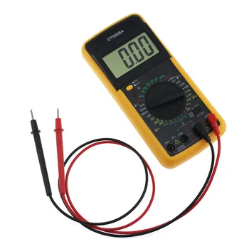 DT-9208A AC/DC Digital Multimeter Volt Amp Ohm Temperatur Tester Temperatur Nuværende Meter Håndholdte LCD-Display Multimetro
