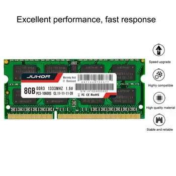 Ram DDR3 8GB 1333MHz Desktop Hukommelse med køleplade 204batteri 1,5 V SODIMM Laptop Hukommelse dimm RAM