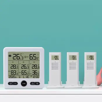 Trådløs vejrstation med Digital Termometer Hygrometer med Max Min Alarm ℃ / ℉