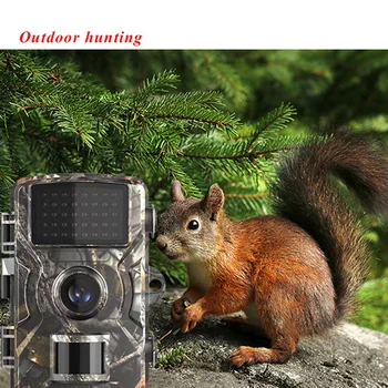 Trail Kamera 12MP 1080P Spil Jagt Kameraer med nattesyn, Vandtæt 2-Tommers LCD-LEDs Night Vision Hjorte Cam Design