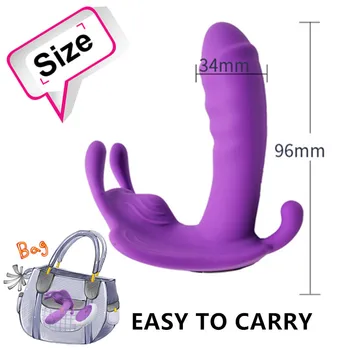 Bluetooth-Sex legetøj Butterfly Bærbare Dildo Vibrator til Kvinder Masturbator Trusser G-Spot Klitoris Stimulator Fjernbetjening Trusser