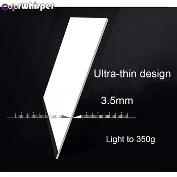 LED Bord A4 Kopi Tabel Ultra-tynd 3.5 mm Universal-Diamant-Maleri Daimond Billede yrelsen Værktøjer tegneblokken Tilbehør 072XP
