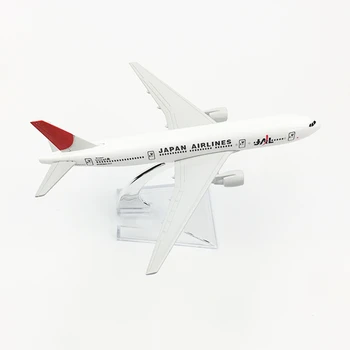 16cm 1:400 Skala JAL Japan Airlines Fly Model Boeing B777 Zink Trykstøbt Metal Fly Model Collectible Vise Gave