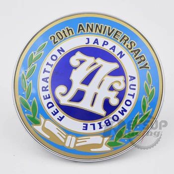 Universal Montering Farverige JDM Front Gitter Decal 20 År Anniverary JAF Badge Emblem