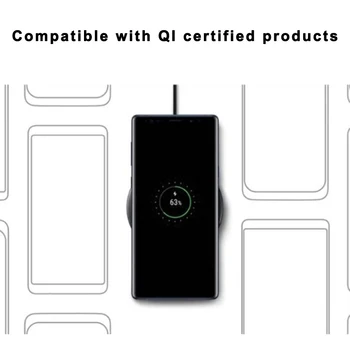 Original Samsung S10 EP-P110010W Hurtigt Qi Trådløse Oplader Pad til Galaxy S9 S8 Plus for LG G3 G6 G7 g8 ' s G8X V30 + V35 V40 V50 S