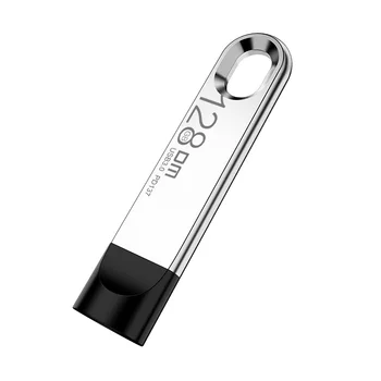 DM PD137 USB-Flash-Drev, 128GB Metal Pendrive High Speed USB 3.0 Memory Stick 64GB pen Drive Reel Kapacitet på 32GB