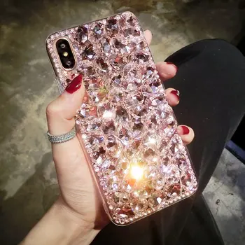 Luksus Mode Glitter Diamant Phone Case For Samsung Galaxy A71 A51 5G A01 A11 A21 s A31 A41 A81 Note 10 Lite Kvinder Dækker