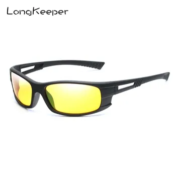 Hot Salg Polariserede Solbriller Mænd UV400 Oval Kørsel Briller Kvinder Black Frame Briller, Beskyttelsesbriller ved Lange Keeper