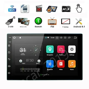 2.5 D Android 2din Car Multimedia-MP5 Afspiller Radio GPS DVD Navi WIFI Autoradio 7