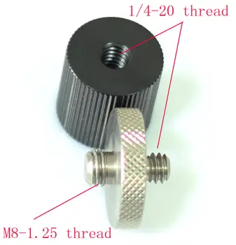 Metal Adapter enhed M8-1,25 for mandlige til 1/4