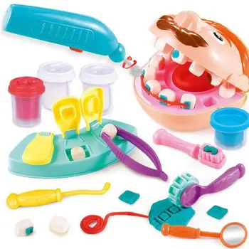 Læge Foregive Spille Legetøj Til Børn Tandlæge Ind Tænder Model Simulering Medicinsk Kit Rolle Spiller Baby Tidlig Undervisning Børn Toy