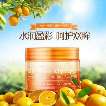 36 stk/flaske BIOAQUA Orange Fugtgivende Øjen Maske Forfriskende, Beroligende Nære Fugtgivende Blide Skin Care Kvinder