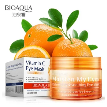 36 stk/flaske BIOAQUA Orange Fugtgivende Øjen Maske Forfriskende, Beroligende Nære Fugtgivende Blide Skin Care Kvinder