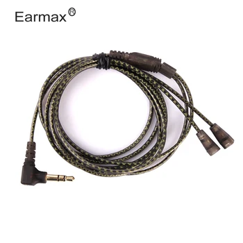 Earmax For Sennheiser IE8 IE80 IE8i Hovedtelefon Kabel-Opgradering Udskiftning Fone De Ouvido Noise Cancelling Sport Headset, Kabler