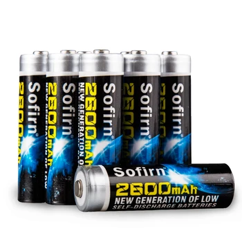 Sofirn Genopladelige Batterier AAA 1100mah (8stk) + AA-2600mah (8stk) 1,2 V NI-NH-AA-AAA Genopladelige Batterier Med opbevaringsboks