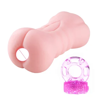 Anal Male Masturbation Cup Skeden Fast Fisse Blowjobs Vibrator Mandlige Mastrubator sex legetøj til mand vibrating Cock Ring Erotiske Produkter