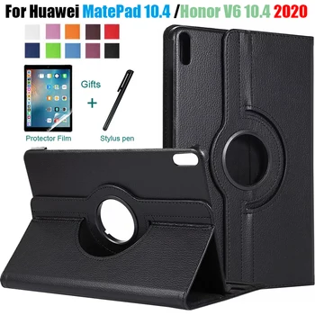For Huawei MatePad 10.4 Tilfælde Tablet Mate Pad 10.4 BAH3-W09 BAH3-AL00 PU Læder Cover til Huawei Honor V6 KRJ-W09 KRJ-AN00 Sag