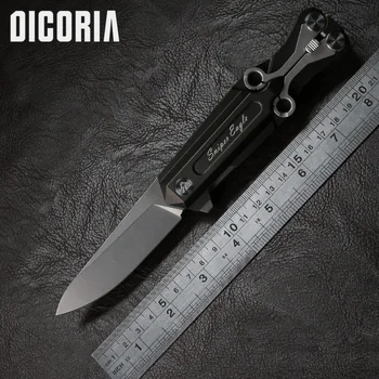 DICORIA RICH Multi-funktion VG10 blade kugleleje folde kniv aluminium håndtag udendørs camping overlevelse jagt knive, redskaber,