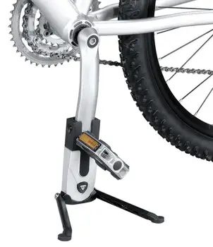 Bicycle Dobbelt Støtteben Ben 360-450mm Justerbar Cykel Side Holder Stand Aluminium Parkering Ben for Giant MTB Vej cykel