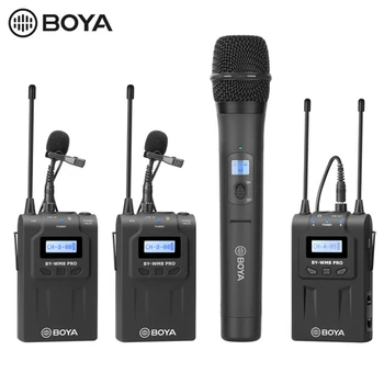 BOYA AF-WM8 Pro K1 K2 Trådløse Mikrofon-Sender-Modtager-Kit til Live Stream Konference ENG AFD DSLR Video Optagelse Mic