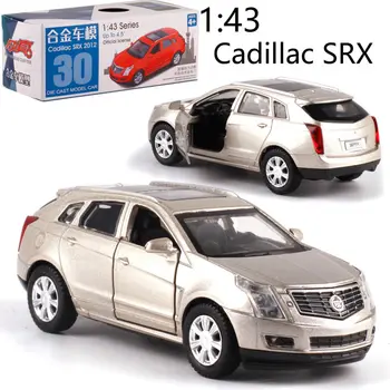 CAIPO 1:43 Cadillac SRX Legering pull-back køretøj model Trykstøbt Metal Model Bil For Boy Toy Samling Ven Børn Gave