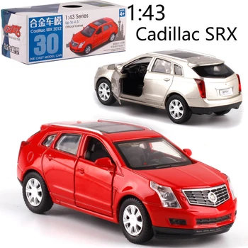 CAIPO 1:43 Cadillac SRX Legering pull-back køretøj model Trykstøbt Metal Model Bil For Boy Toy Samling Ven Børn Gave