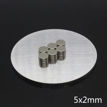 100pcs 5mm x 2 mm Stærke, Runde Cylinder Neodym Industrielle Magnet 5*2 NYE 5x2 Sjældne Jordarters permanent magnet Kunst Håndværk Forbindelse