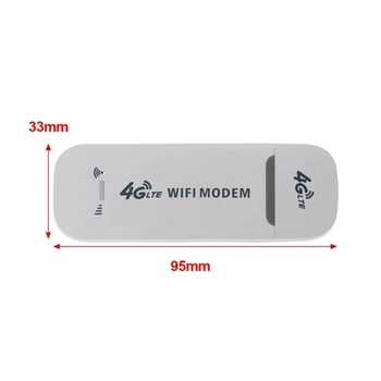 4G LTE USB-Wifi Modem 3G 4G USB-Dongle Bil Wifi Router 4G Lte Dongle Network Adapter med Sim-Kort Slot