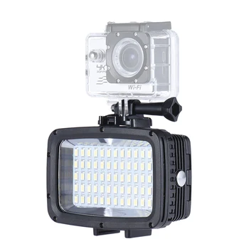 Andoer Ultra Lyse 60pcs LED Video Lys 1800LM 3 Modes Vandtæt 5500K Fill-i Lyset Foto Lampe til GoPro Canon Nikon Sony