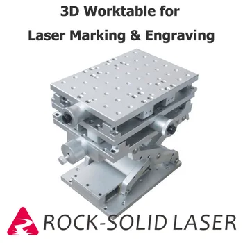 3D-Arbejde Tabel 3 Akse Bevæger sig Aluminium Workbench DIY Arbejder en Del Fiber CO2-Laser Mærkning, Gravering Maskine Fabrikken Direkte Levering
